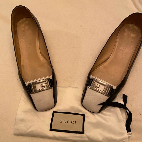 GUCCI Peyton Leather Heels Size 35.5/US 5.5